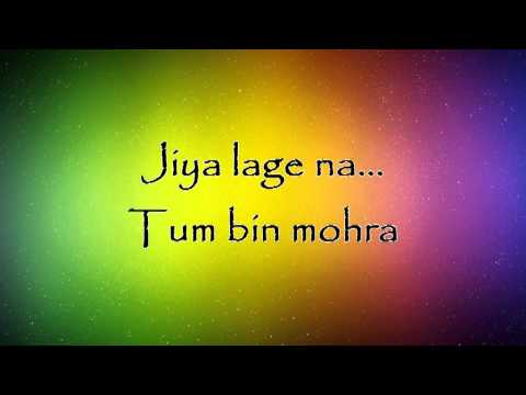 Jiya Lage Na - Talaash Lyrics HD