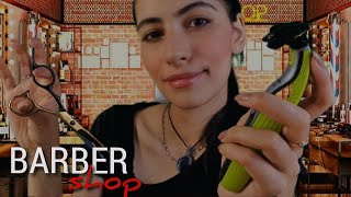 ASMR po polsku BARBER SHOP strzyżenie ROLEPLAY ✂️