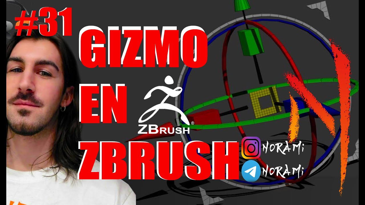 Cómo empezar en ZBRUSH español 31 Como usar el Gizmo. Moverse por