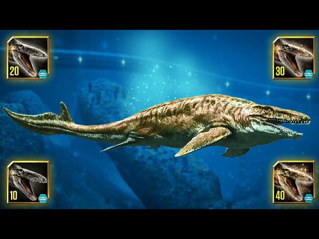 NEW APEX MOSASAURUS UNLOCKED X3 MAXED || JURASSIC WORLD THE