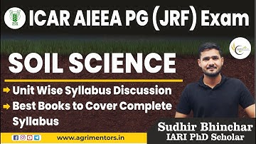 ICAR AIEEA PG (JRF) Soil Science Syllabus Discussion and Best Books #icarjrf #icaraieea