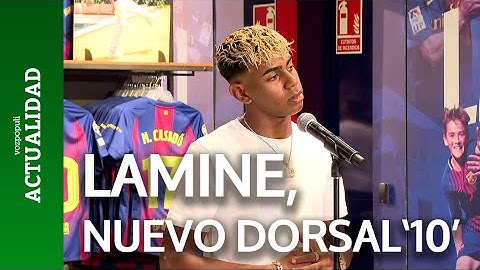 Lamine Yamal inherits Barça's number 10 jersey: "Messi has made his way, I'm going to make mine."