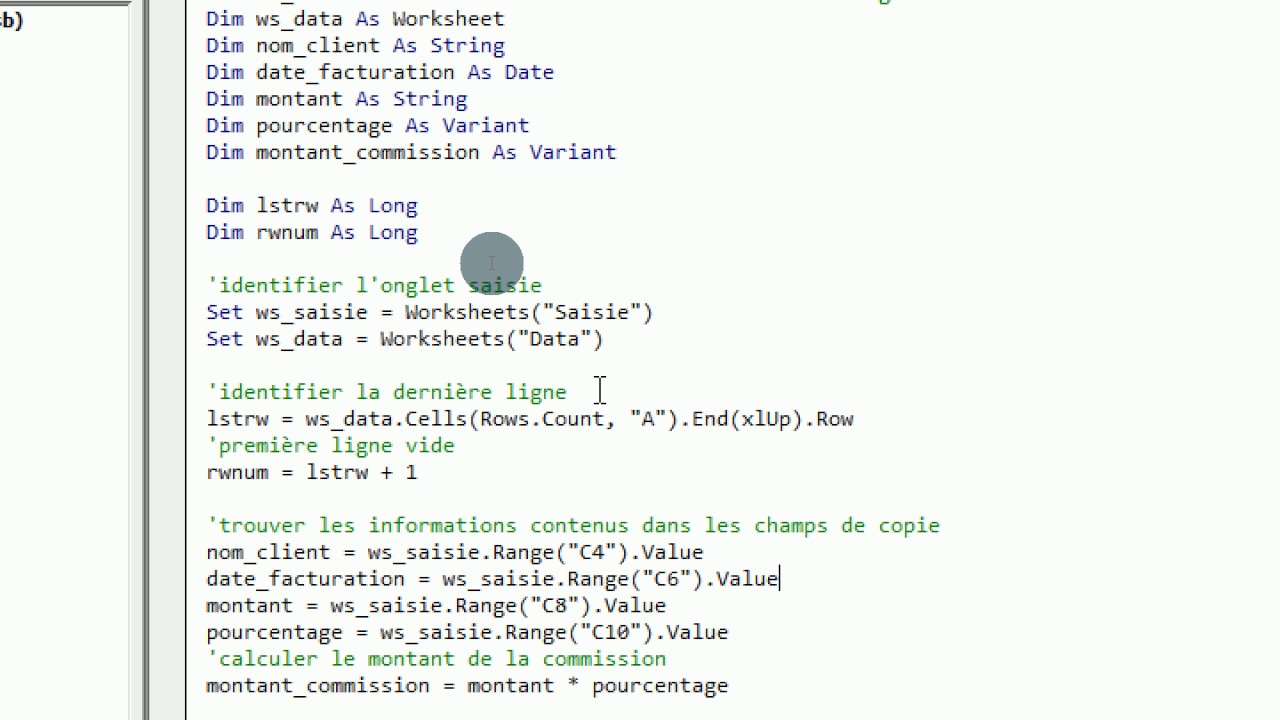 New Excel VBA 214 Variable et format DATE
