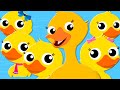 Five Little Ducks | Nursery Rhymes For Children And Kids Songs