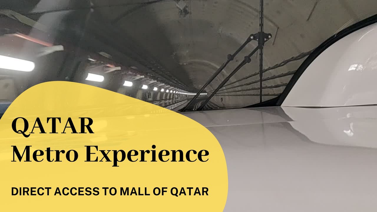 Qatar Metro Tour | Metro VLOG | Old Airport to Al Riffa Station | Link ...