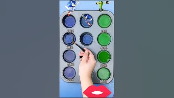 Blue vs Green #funny #colors #satisfying #animation #cute #shades