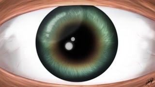 Speed Drawing - Digital Eye Painting in Photoshop using Wacom Intous Pro screenshot 4