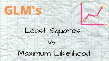 GLM Intro - 2 - Least Squares vs. Maximum Likelihood