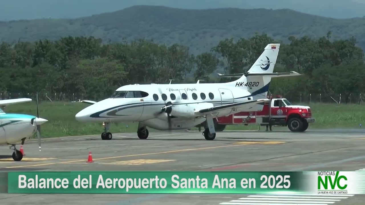 balance del Aeropuerto Santa Ana en 2025