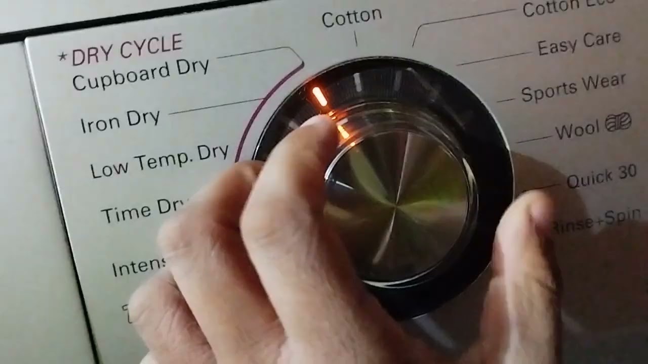 LG Washer Selector Dial Melody