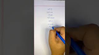 Square numbers ending in 5 made EASY 🤯🔥 #shorts