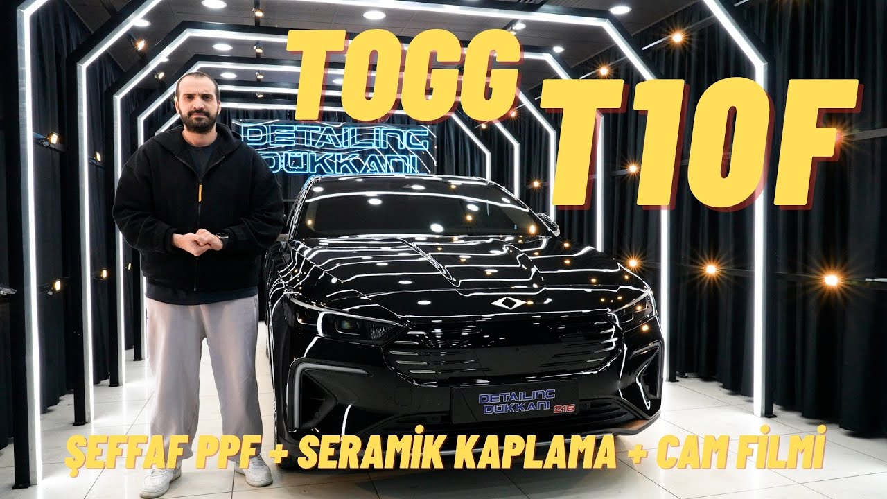 Yeni TOGG T10F'e Şeffaf PPF ve Seramik Kaplama Uygulaması