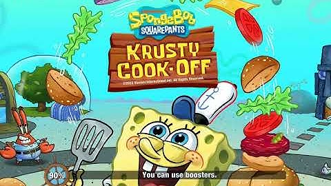 Spongebob krusty cook off - Gameplay Walkthrough - With Tutorial - Part 1