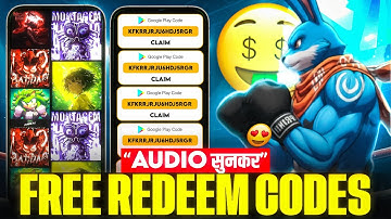 AUDIO सुनकर FREE REDEEM CODE😱| NEW FREE GOOGLE PLAY REDEEM CODE APP🤩🥳