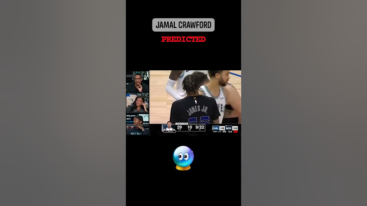 when jamal crawford predicted on who and how will luka take the game winning shot on game2 of WCF