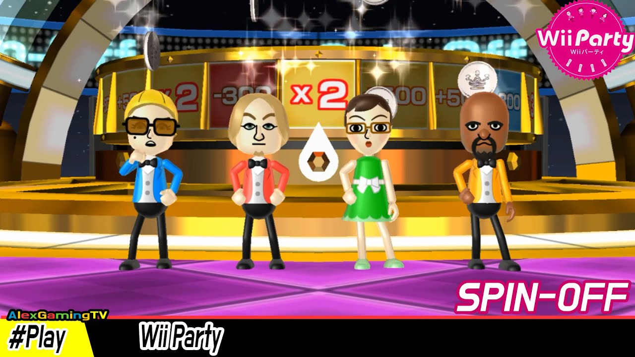 Wii Party Spinoff (Master Mode) Player Daddy vs Eddy vs Asami vs Matt