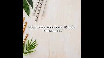 How to add your own QR code in TEMPLETT (Templett Tutorial) | Part 6 | Etsy Templett