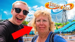 I took my MUM to THORPE PARK! | Vlog