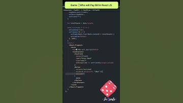 Who will pay bills ? | Game in React JS #shorts #short #reactjs  #javascript #trending  #reels