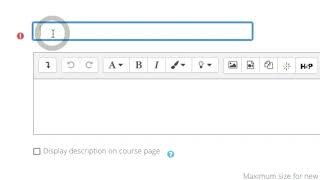 How To Upload Files To Moodle (Activity Chooser)