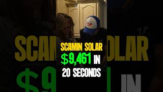 How is solar a scam?! 😂 #sales #money #salespitch