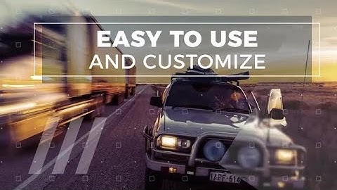 Elegant Minimal Slideshow After Effects Templates