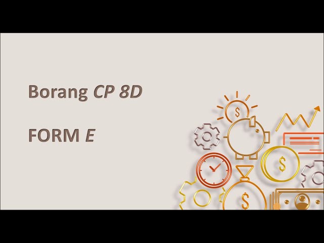 【中文】How to submit Borang CP8D E-Filing 如何线上呈交Borang CP8D | SQL Payroll
