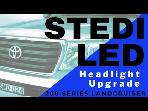 200 Series Landcruiser Headlight Upgrade: How to install Stedi LED lights in a LC200