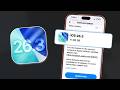 iOS 26.3: What’s New?