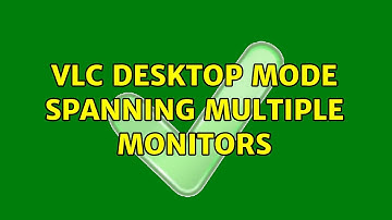 VLC Desktop mode spanning multiple monitors
