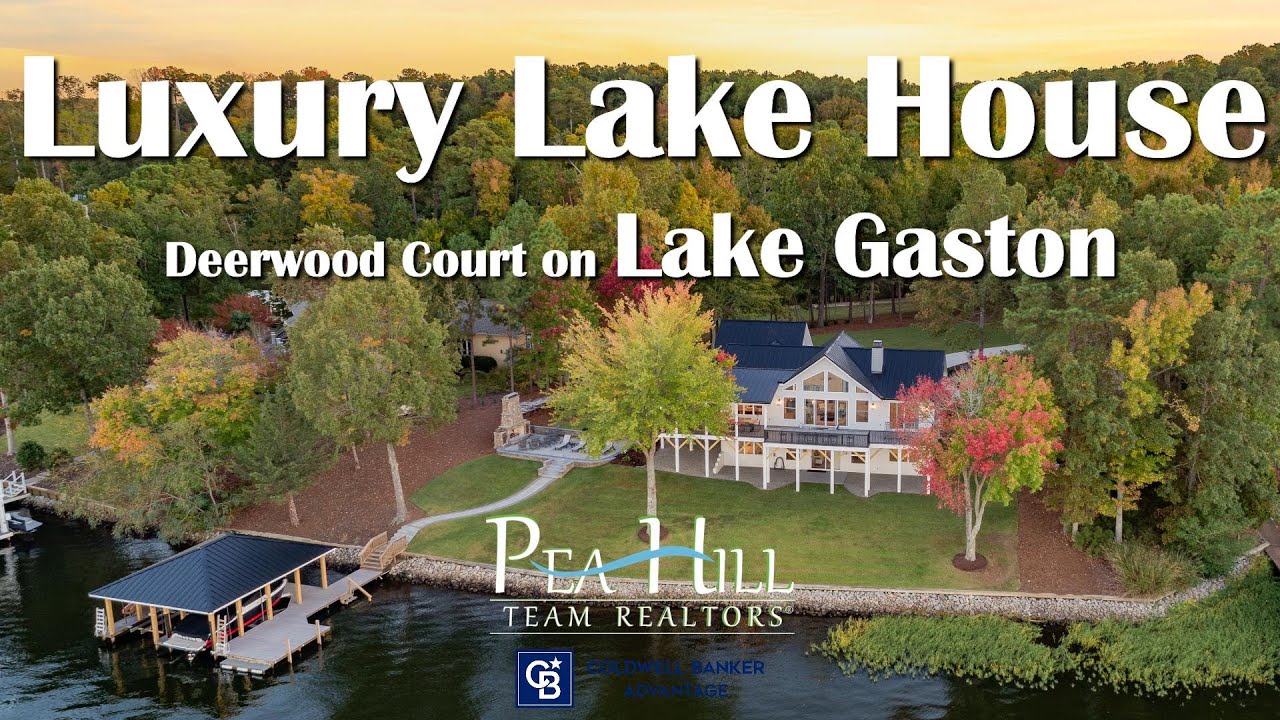Luxury Lake House Deerwood Court on Lake Gaston YouTube