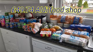 Aldi shopping haul. what I got for £49.74