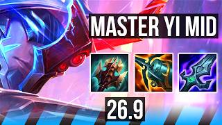 MASTER YI vs QIYANA (MID) | NA Master | 26.9