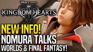 Kingdom Hearts 4 News - Nomura Talks About Worlds, Final Fantasy Characters & More!