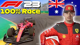F1 23 - Let's Make Leclerc World Champion #3: 100% Race Australia