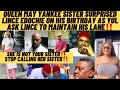 Queen may usa sister surprised lince edochie on his birt.ay as yul ask lince to maintain his lane
