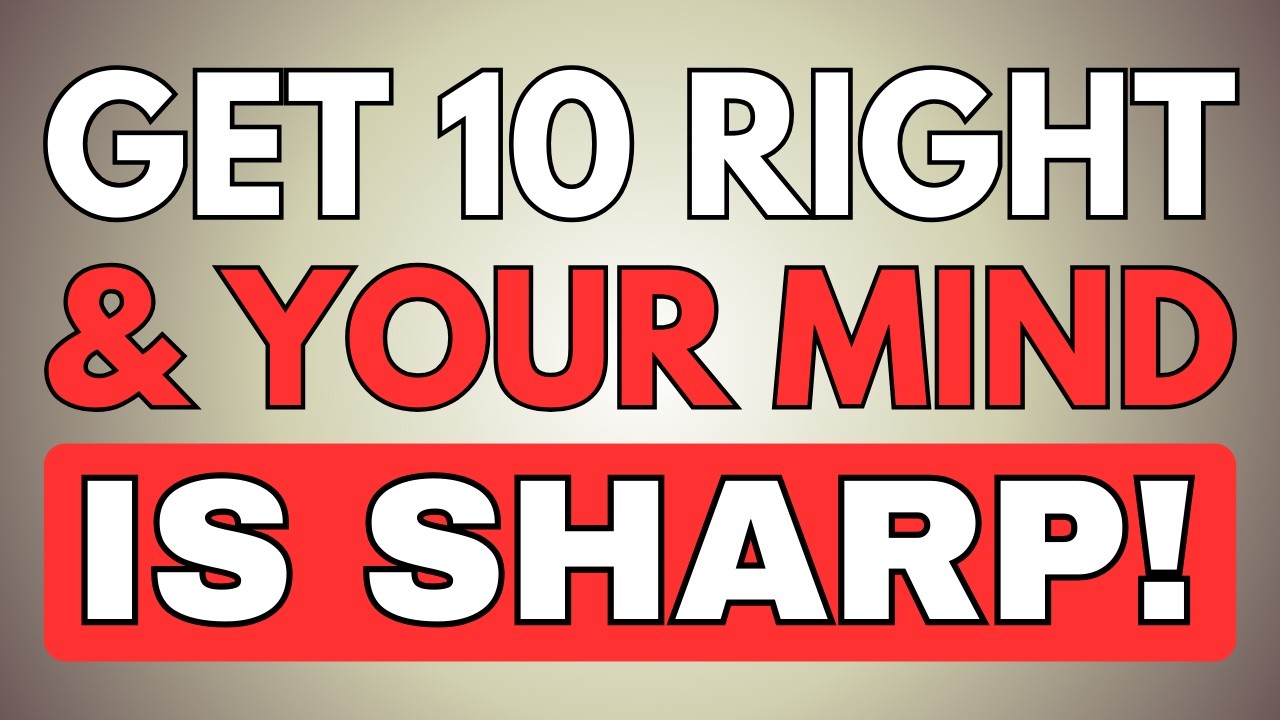 MIXED GENERAL KNOWLEDGE QUIZ For Seniors! Can You Score 10 Or Higher?