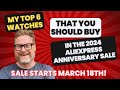 My top 6 watches to consider in the 2024 aliexpress anniversary sale