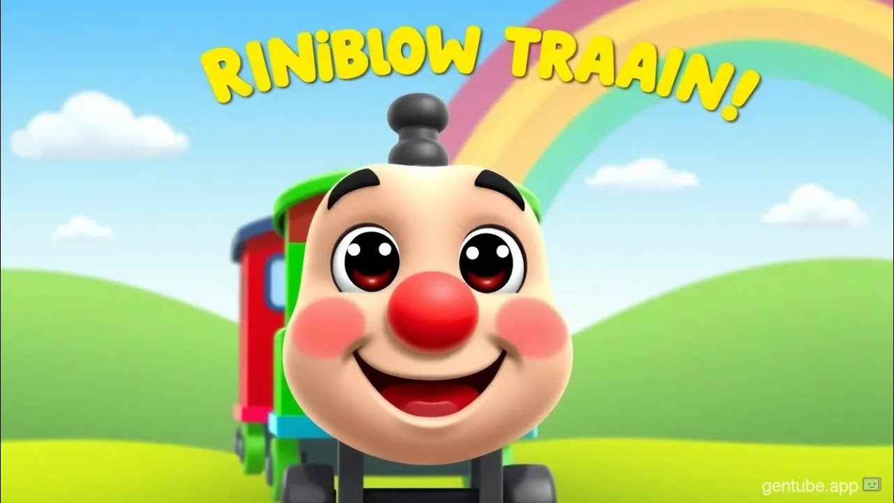 Rainbow Train Song 🚂 | Fun Nursery Rhyme for Kidsরঙিন ট্রেন 🚂🌈 | শিশুদের ছড়া.
