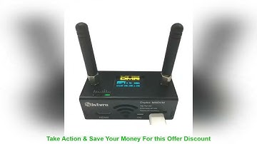 Assembled Duplex MMDVM Hotspot UHF VHF + OLED + Antenna Case Kit