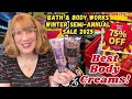 Bath & Body Works Semi-Annual Sale Best Body Creams!