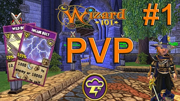 Wizard101 using only insane and bolt pvp 1v1 Ep.1