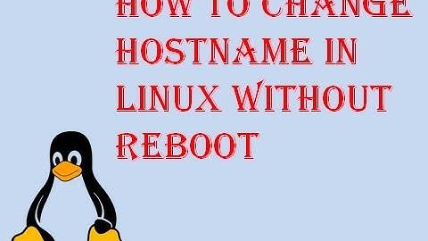 How to change hostname in Ubuntu Linux without reboot