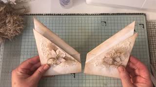 Pockets and tuck spots for a journal Part 1