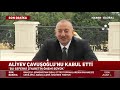 Azerbaycan Cumhurbaşkanı İlham Aliyev, Dışişleri Bakanı Mevlüt Çavuşoğlu'nu Kabul Etti!