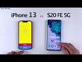 iPhone 13 vs S20 FE 5G | SPEED TEST