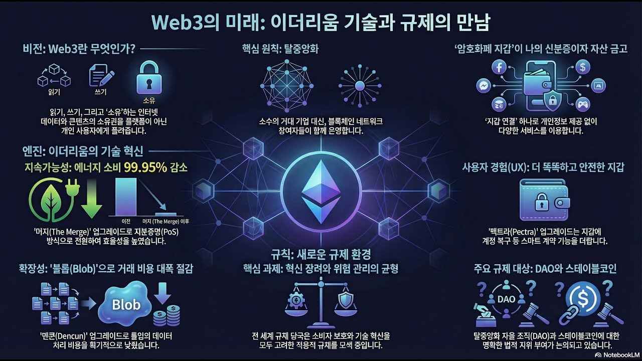 Web3 혁명: 이더리움 로드맵 (Dencun/Pectra) 분석 및 글로벌 규제 동향