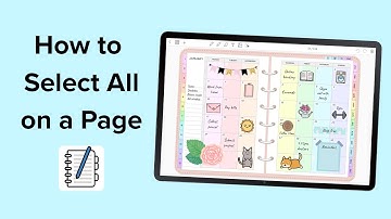 How to select all objects on a page | Penly app tutorial