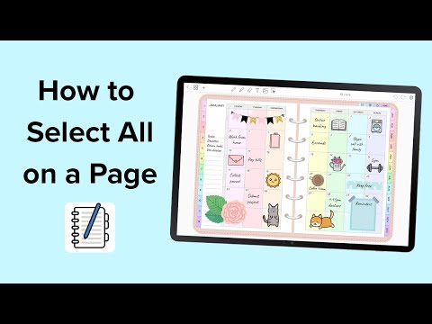 How to select all objects on a page | Penly app tutorial