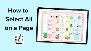 How to select all objects on a page | Penly app tutorial